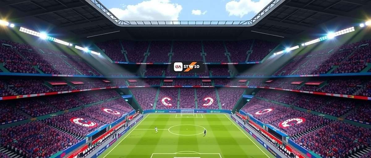 Goa Football Wizard - Salt Lake Stadium Goa Football Wizard screenshot of a match being played in a packed Salt Lake Stadium with realistic crowd and stadium details